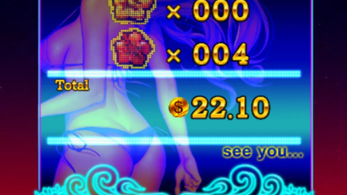 Tampilan futuristik dan neon dari slot Hawaiian Dream Boost